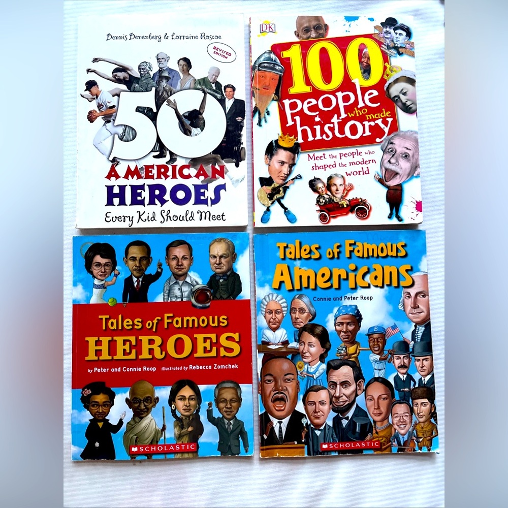 4-Famous /Heroic People In History Books